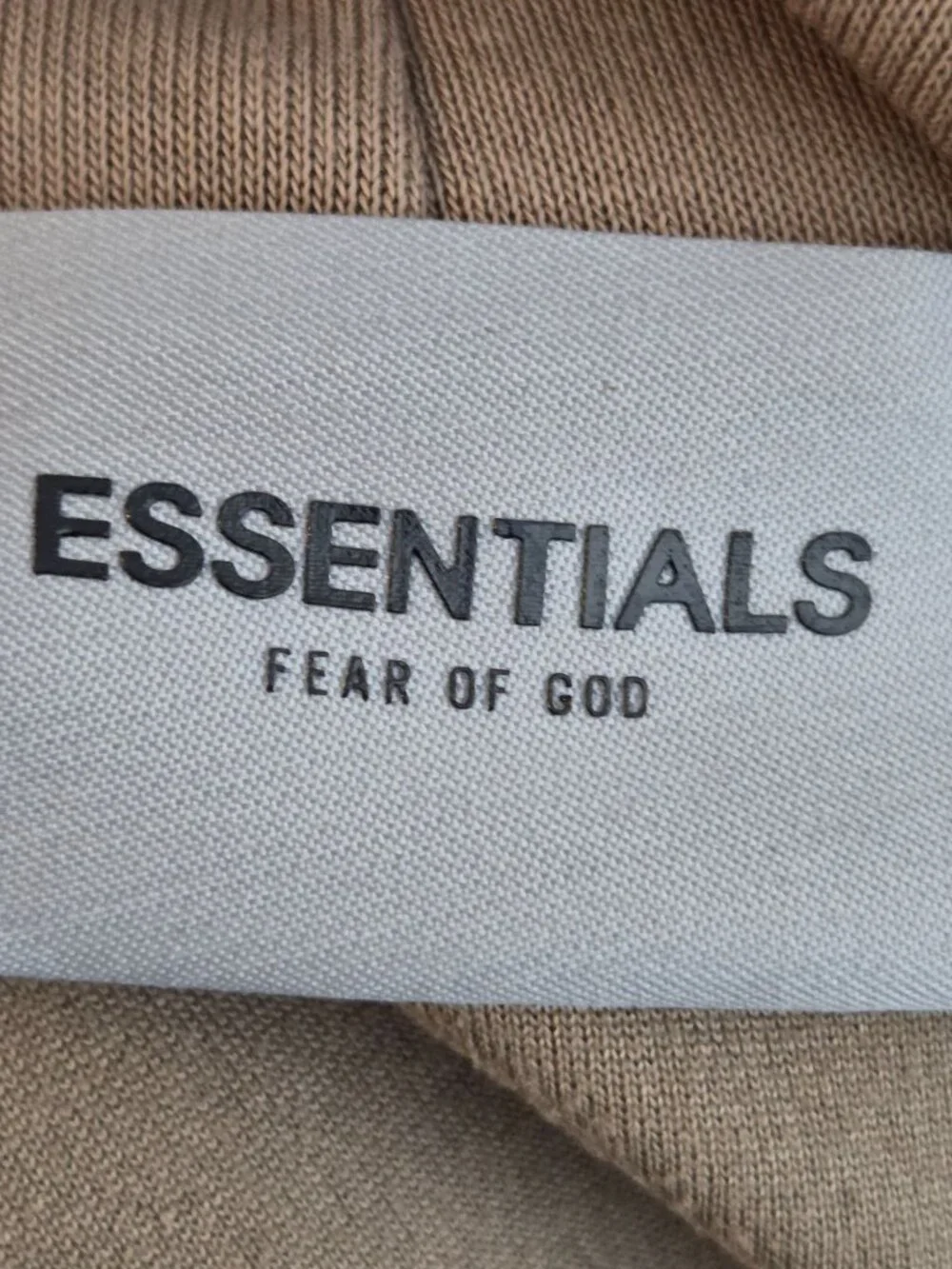ESSENTIALS Fear of God Essentials Kids Hoodie XL Brown Streetwear Minimalist